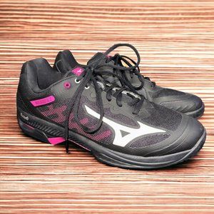 Mizuno Wave Exceed SL 2 - Women's Size 10 - Black & Pink Tennis Shoes